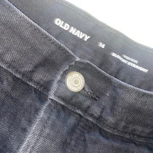 Old Navy High-Rise Slouchy Straight jean short